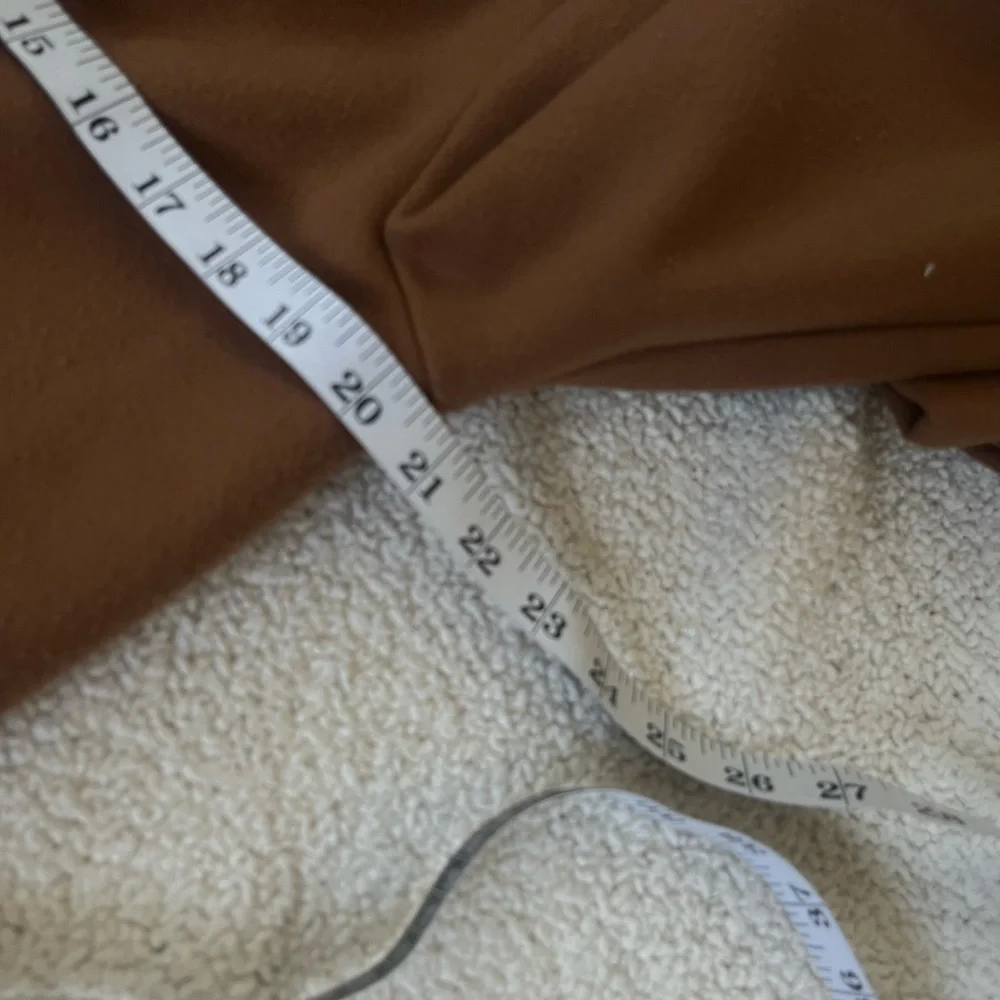 Zara Women's camel Trench long minimalist casual neutral Coat M